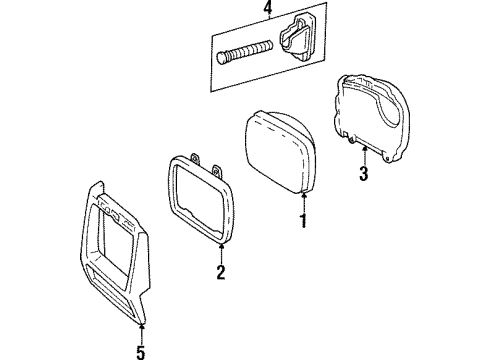 1998 Jeep Cherokee Adjust Spring Diagram for 36000885