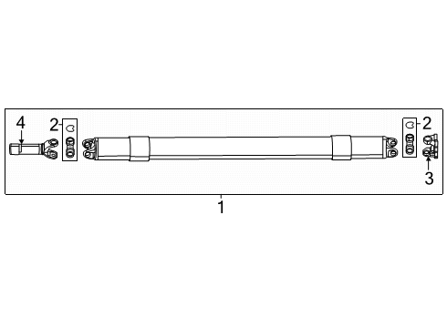 2025 Ram 1500 Drive Shaft - Rear Diagram 1 - Thumbnail