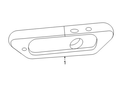 2025 Ram 1500 Lamp - Side Marker Diagram for 68644498AA