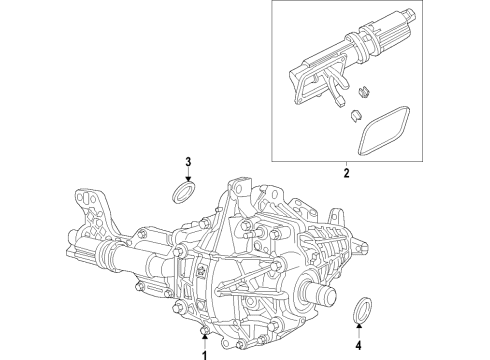 2020 Ram 1500 Intermediate Shaft Diagram for 68399422AC