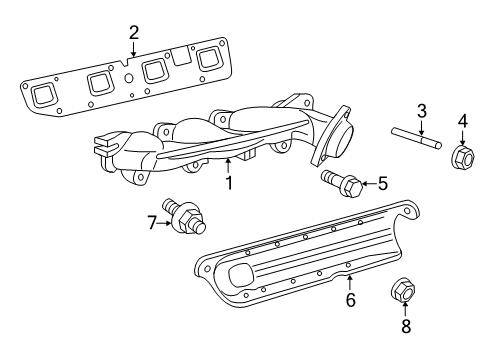 2013 Chrysler 300 Heat Shield, Passenger Side Diagram for 53013856AC