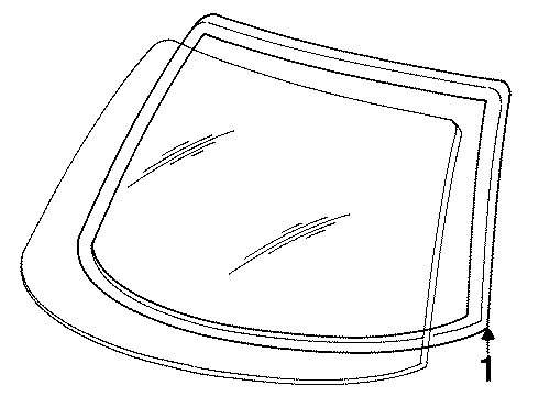 1998 Dodge Neon Reveal Moldings Diagram 2 - Thumbnail