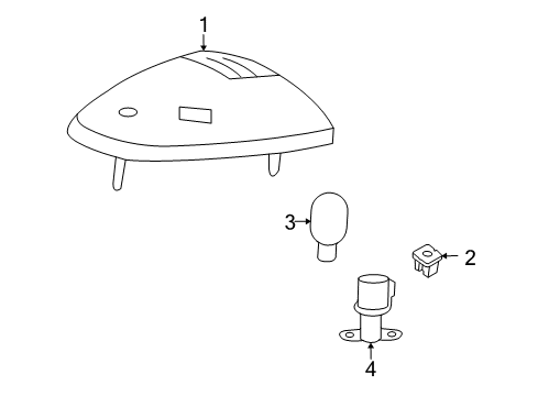 2011 Ram 2500 Roof Lamps Diagram 2 - Thumbnail