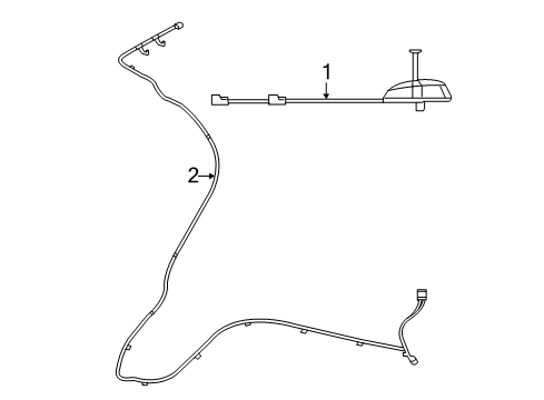 2012 Chrysler 200 Wire Harness Diagram for 5064225AG