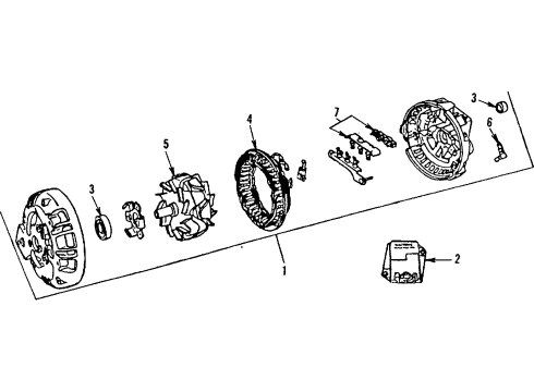 1984 Dodge Charger Brushes Diagram for 5226572