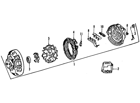 1986 Dodge B350 Alternator Diagram