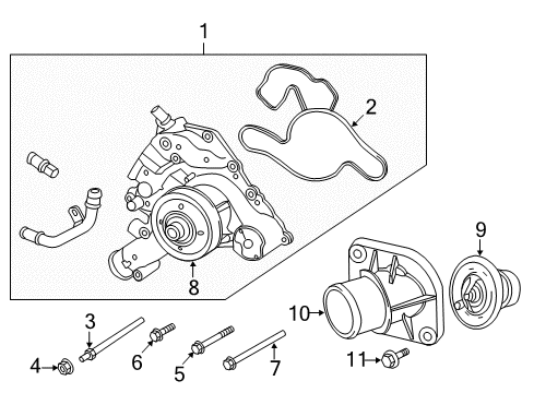 2013 Ram 1500 Water Pump Diagram 3 - Thumbnail