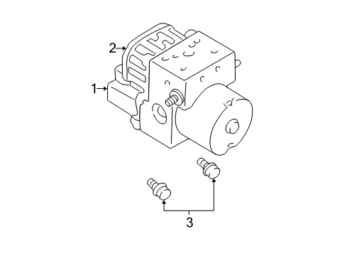 2005 Dodge Durango Modulator Valve Diagram for 5102369AA