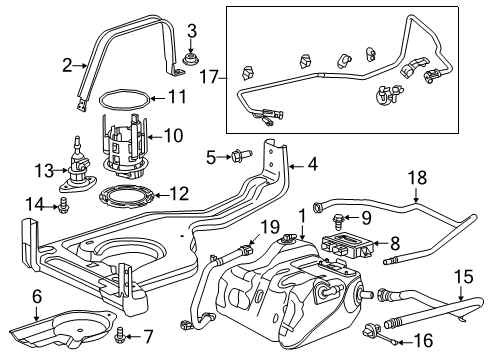 2022 Ram 2500 Strap Diagram for 68239474AA