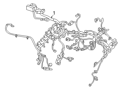 2020 Dodge Charger Engine Harness Diagram for 5035568AF