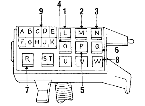 1992 Chrysler New Yorker Control Module Diagram for 5234020