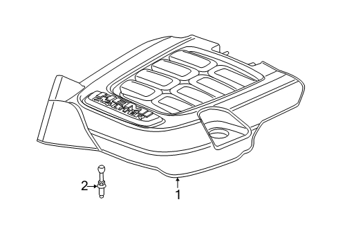 2016 Ram 3500 Engine Appearance Cover Diagram 2 - Thumbnail