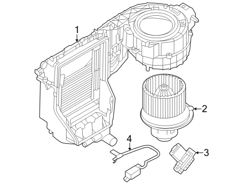 2024 Dodge Hornet Case Assembly Diagram for 68613346AA