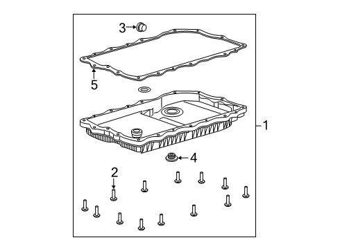 2021 Ram 1500 Torque Converter Diagram for 68261592AA