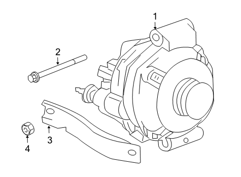 2006 Chrysler 300 Bracket Diagram for 4892047AA