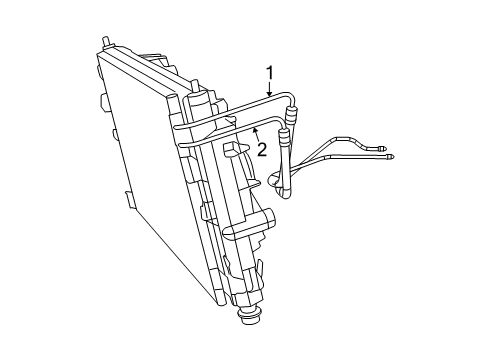 2010 Dodge Avenger Pressure Hose Diagram for 5058344AE