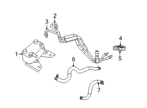 2009 Dodge Avenger Diverter Valve Connector Diagram for 4892438AA