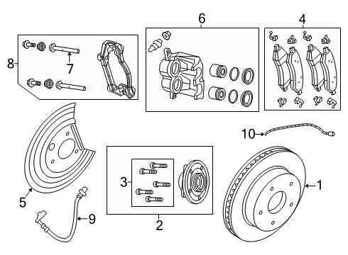 2025 Ram 1500 LINE-BRAKE Diagram for 68564639AA