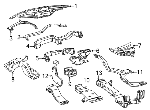 2021 Ram 1500 Classic Ducts Diagram