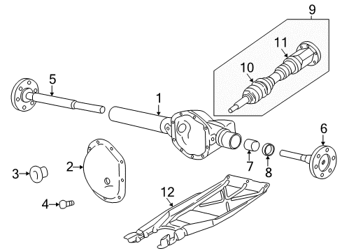 1997 Dodge Dakota Cover Bolt Diagram for J4006708