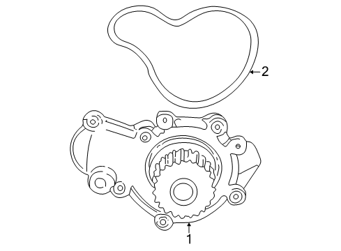 2002 Chrysler Sebring Water Pump Diagram 3 - Thumbnail