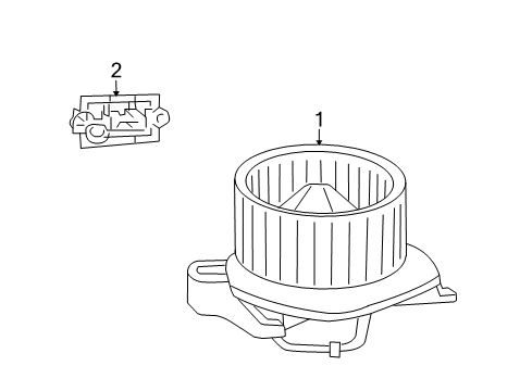 2010 Jeep Liberty Blower Motor Diagram for 68038827AA