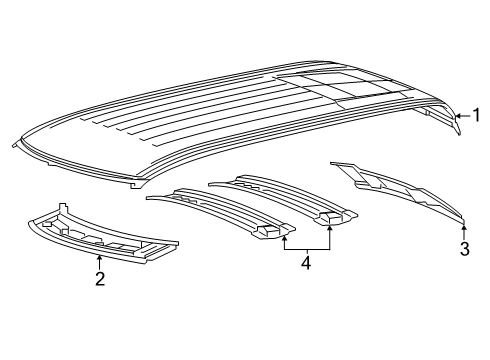 2025 Ram 1500 Roof & Components Diagram 3 - Thumbnail