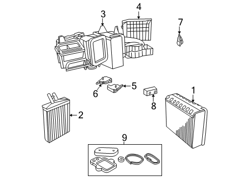 1998 Chrysler Concorde Actuator Diagram for 4734984AD