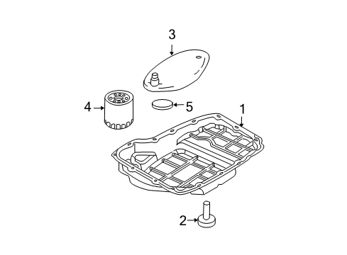 2010 Jeep Commander Transmission Components Diagram 2 - Thumbnail
