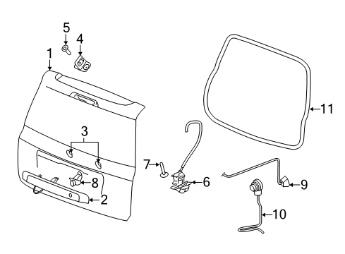 2014 Jeep Patriot Lock Diagram for 4589181AG