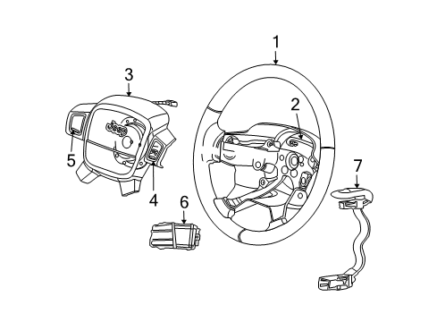 2008 Jeep Grand Cherokee Bezel, Dark Gray, Driver Side Diagram for 1KQ39XZAAA