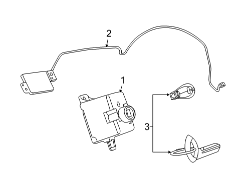 2012 Ram 1500 Transmitter Diagram for 68093106AC