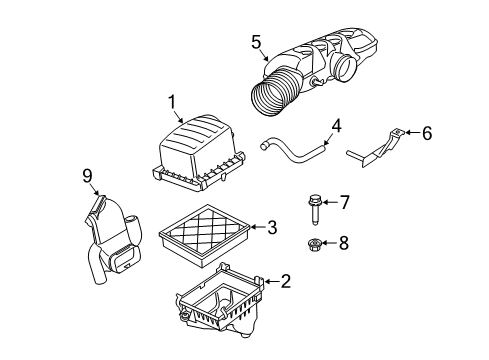 2016 Jeep Grand Cherokee Resonator Bolt Diagram for 6510189AA