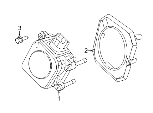 2011 Dodge Durango Bracket Clip Diagram for 68085813AA