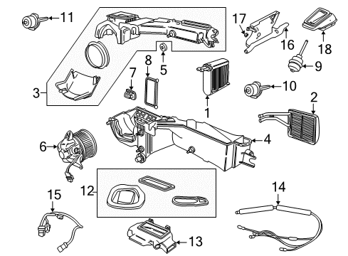 2003 Jeep Wrangler Case Assembly, Upper Diagram for 5073175AA