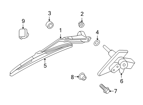 2009 Dodge Durango Motor Rivet Diagram for 6507828AA
