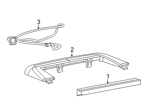 2015 Chrysler 200 Trim Bezel, Rear Diagram for 5SD51DX9AD