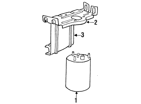 1997 Chrysler LHS Vapor Canister Diagram