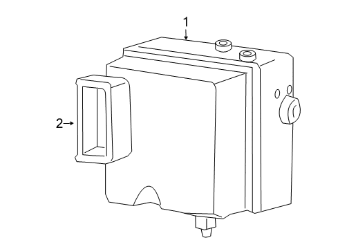 2005 Dodge Ram 1500 Control Module Diagram for 5142862AB