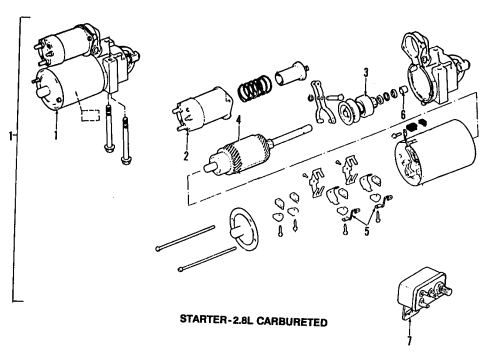 1986 Jeep Wagoneer Relay Diagram for 33003934