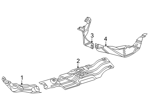 2025 Ram 1500 Heat Shields Diagram