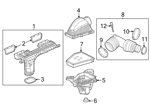 2023 Jeep Grand Cherokee Engine Cover Grommet Diagram for 68200211AA