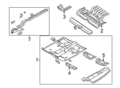 1998 Chrysler Concorde Floor Diagram