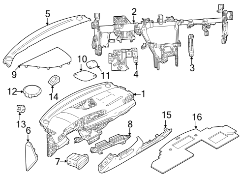 2023 Dodge Hornet Mount Bracket Diagram for 68246957AA