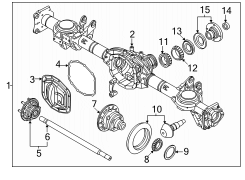 2025 Ram 1500 Side Bearings Diagram for 68525475AA