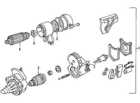 1990 Chrysler TC Maserati Starter Diagram 2 - Thumbnail