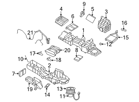 2006 Dodge Ram 1500 Housing Diagram for 5189128AA