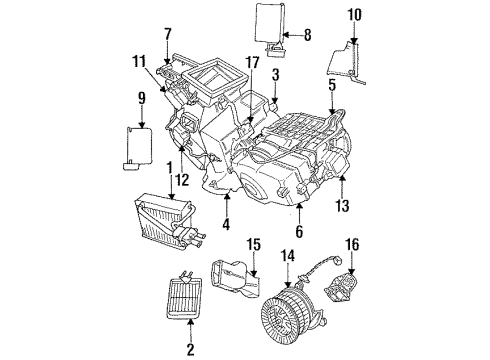 1997 Dodge Intrepid Suction Hose Diagram for 4757011