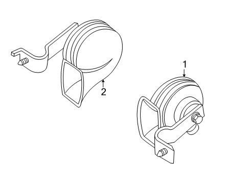 2003 Chrysler 300M Horn Diagram