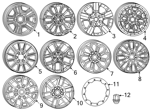 2025 Ram 1500 Retainer Ring Screw Diagram for 6513130AA